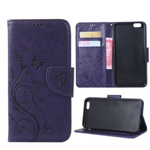 Wallet Case For Iphone 7 6 6s Plus SE 5 5s Funda Retro Flower Embossed Leather Flip Stand Holder Cover With Card Slot Capa Shell