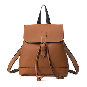 women's leather Backpack Leather printed School Bags For Teenagers Girls Backpacks bao bao #5M