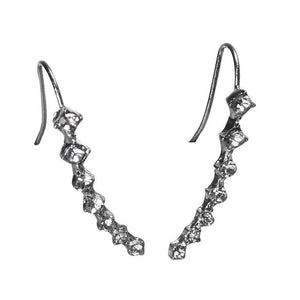 Rhinestone Crystal Seven Star Earrings