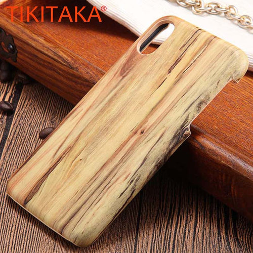 Wooden Pattern Phone Case For iPhone X
