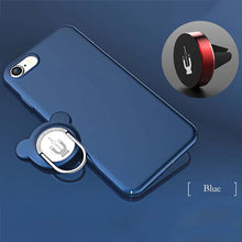3 in 1 Shockproof Armor Phone Cases For iphone 7 6 6s Plus Case With Metal Finger Ring Holder Stand + Magnetic Car Mount Bracket