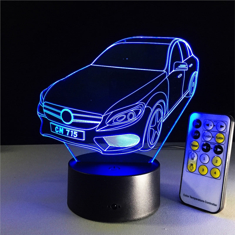 3D Car LED Lamp with Changing Light Effects